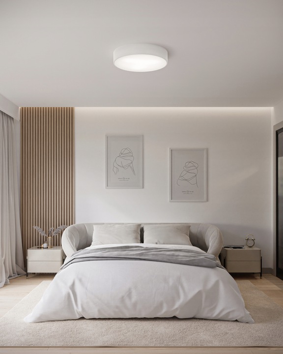 Lampa sufitowa Plafon CLEO 400 Biały 40 cm