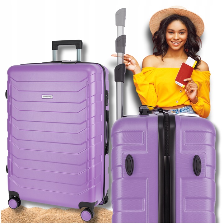 Walizka mała podróżna solidna torba bagaż kufer lekka kółka samolot 40L