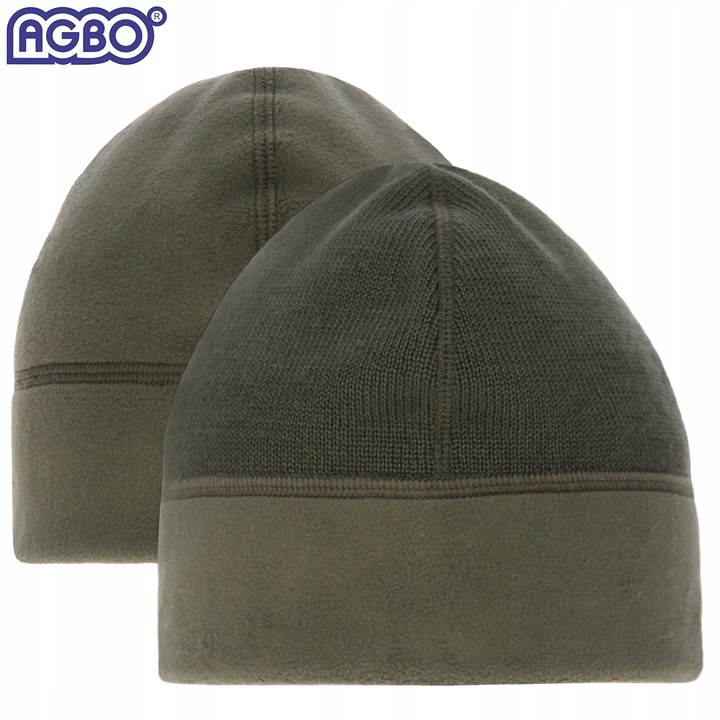 CZAPKA ZIMOWA WOJSKOWA WP WZ.420Z-MON Wełna MERINO Dwustronna Olive