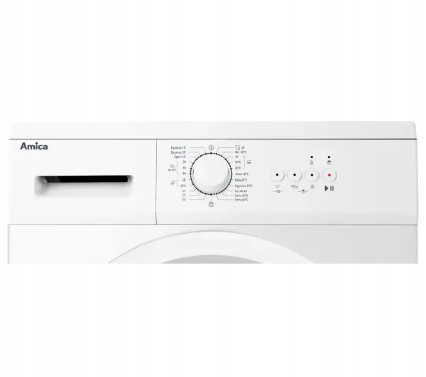 Pralka Amica WA0S610DO Slim 6kg 1000 obr/min 43L 79 dB Biały