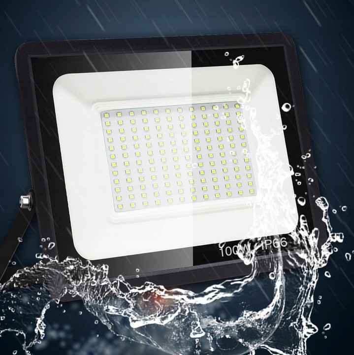 HALOGEN LED NAŚWIETLACZ LAMPA 100W REFLEKTOR SZKŁO HARTOWANE 9000lm