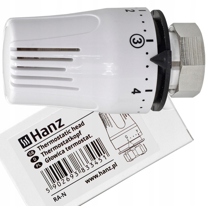 Termostat GRZEJNIKOWY RA-N do KALORYFERÓW PURMO Głowic termostatyczna