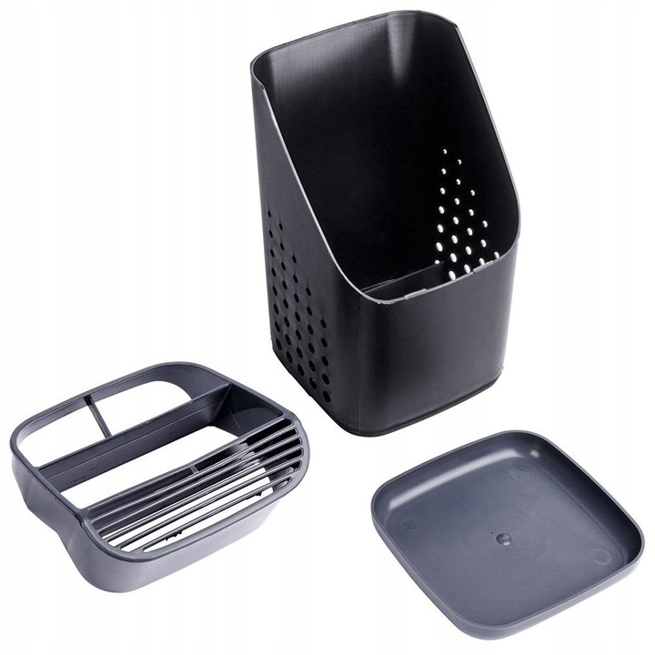 Pojemnik OCIEKACZ stojak organizer kuchenny na sztućce noże przybory