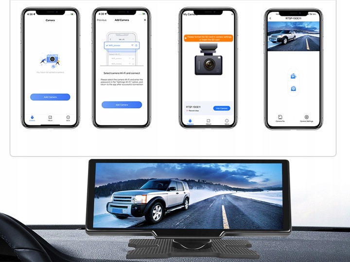 RADIO STACJA MULTIMEDIALNA MONITOR ANDROID AUTO APPLE CARPLAY 2 KAMERY