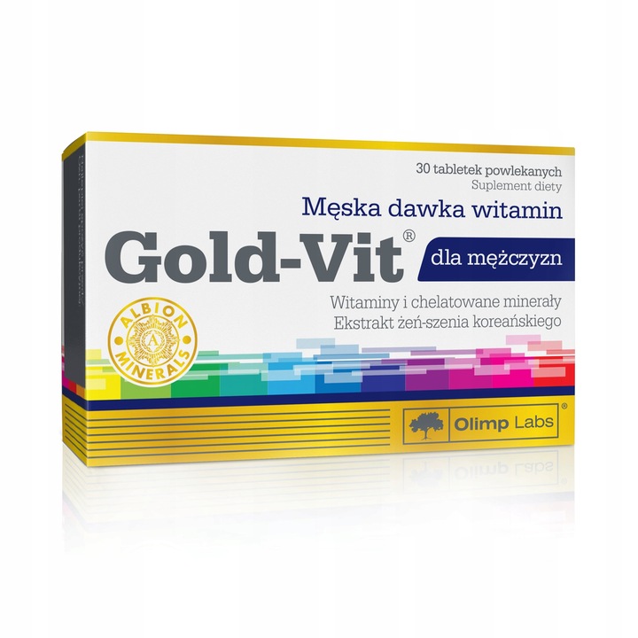 Olimp Gold-Vit dla mężczyzn, 30 tabletek powlekanych