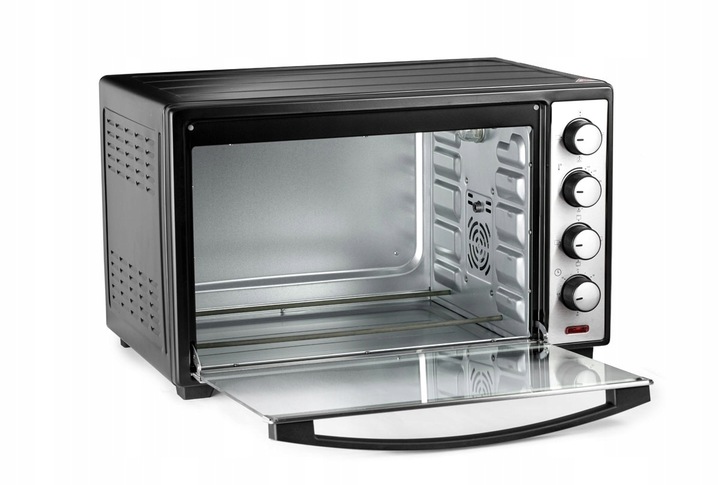 PIEKARNIK ELEKTRYCZNY 48L TERMOOBIEG ROŻNO GRILL WOLNOSTOJĄCY MINI