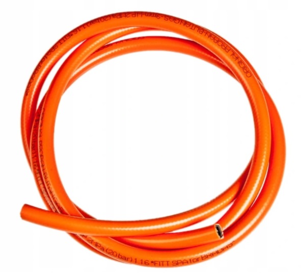 WĄŻ DO GAZU 2M REDUKTOR GAZOWY DO BUTLI Z MANOMETREM 11KG OPASKI USZCZELKI