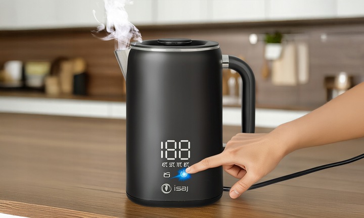 Czajnik elektryczny z regulacją temperatury 1.7L 1500W ISAJ KT1