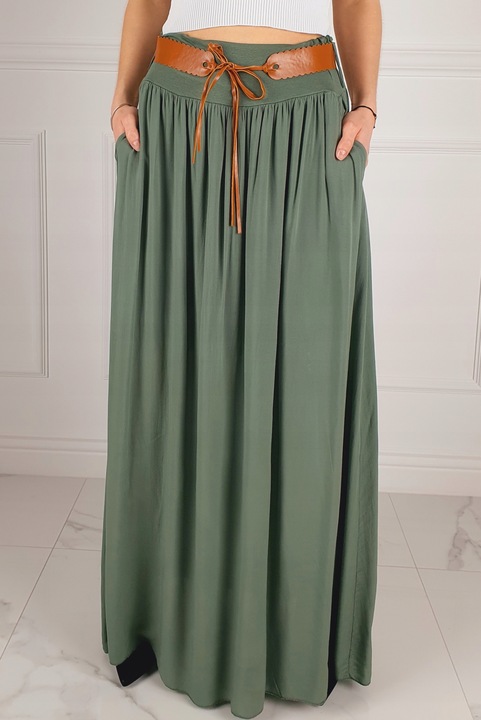ZWIEWNA DŁUGA SPÓDNICA MAXI DO KOSTEK BOHO DAMSKA