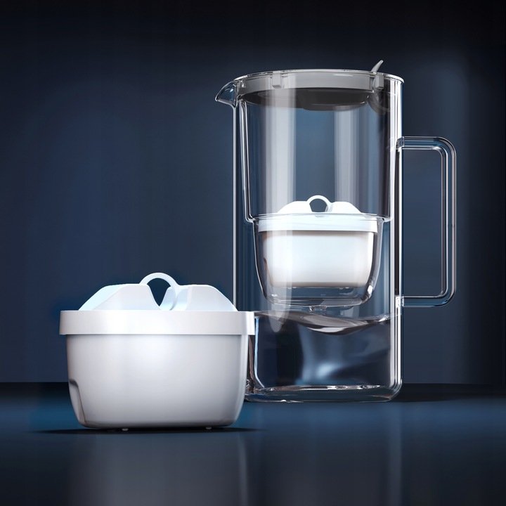 Dzbanek filtrujący szklany Aquaphor Glass 2,5l z wkładem Maxfor+ MG,