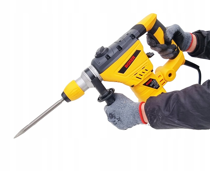 MŁOT UDAROWY MŁOTOWIERTARKA UDAR SDS+ ZESTAW 3350w 6J + DŁUTA WIERTŁA