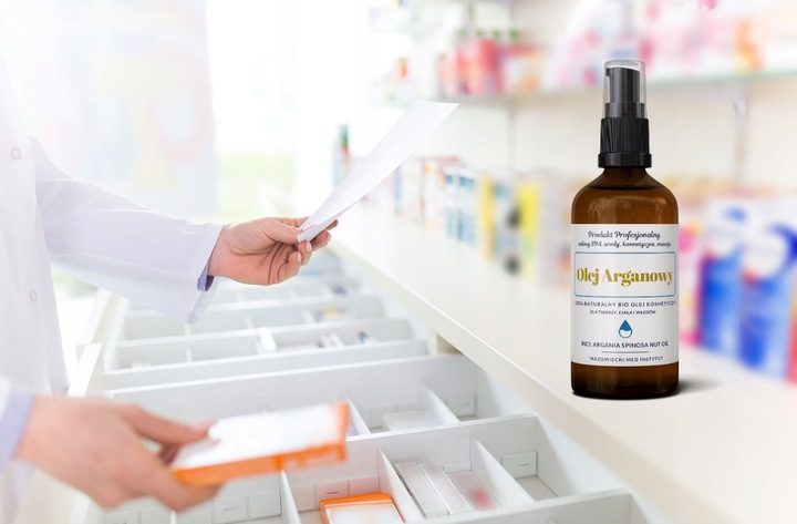 Olej olejek ARGANOWY 100 ml naturalny do twarzy