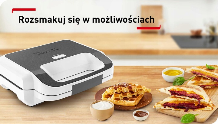Opiekacz do kanapek tostów TEFAL Snack XL SW7011 Gofrownica Toster