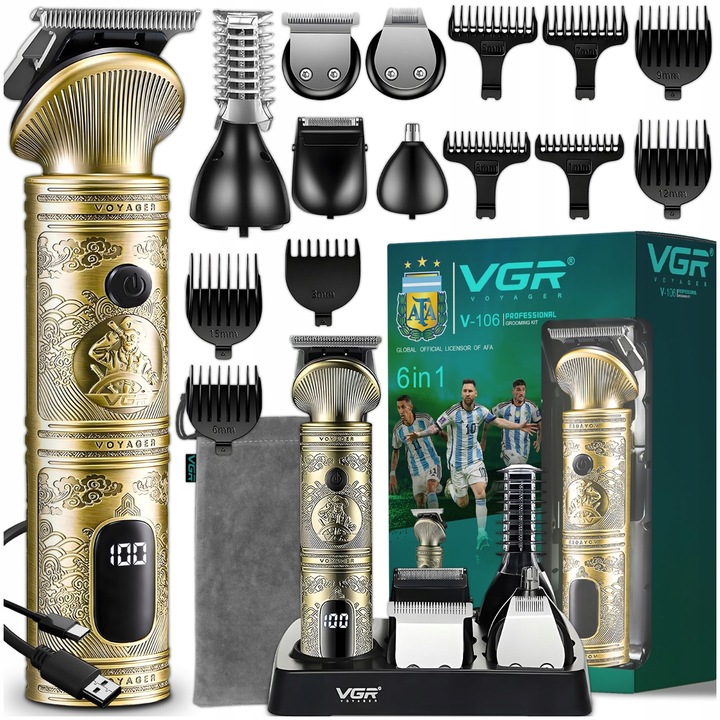 TRYMER MASZYNKA DO STRZYŻENIA WŁOSÓW BRODY CIAŁA GŁOWY NOSA GOLARKA