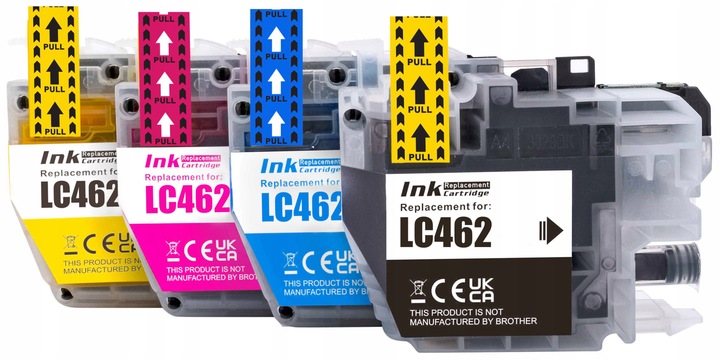 TUSZE LC-462 XL DO DRUKARKI BROTHER MFC-J2340DW MFC-J3540 MFC-J3940