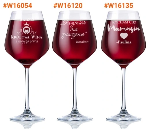 KIELISZEK do WINA KROSNO na urodziny 18-99 GRAWER