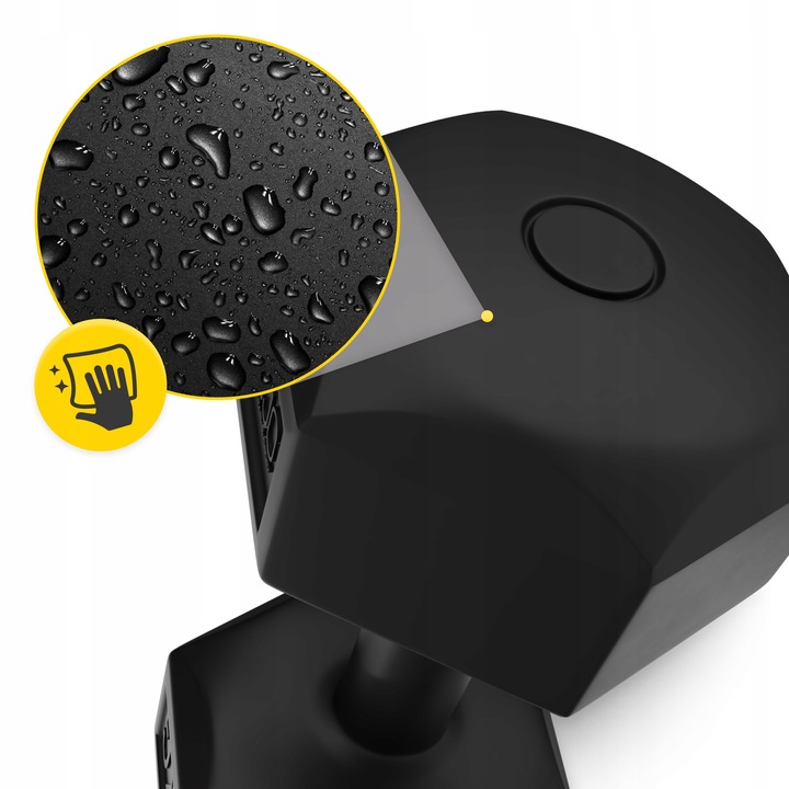 HANTLE BITUMICZNE HANTELKI ZESTAW DO ĆWICZEŃ FITNESS SIŁOWNIA TRENING 2x5kg