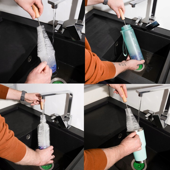 SZCZOTKA CZYŚCIK DO CZYSZCZENIA BUTELEK DO SATURATORÓW WODY SODASTREAM