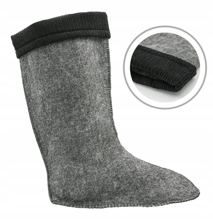 WKŁADKI OCIEPLAJĄCE DO KALOSZY OCIEPLACZE WKŁADY FILCOWE ZIMOWE DO