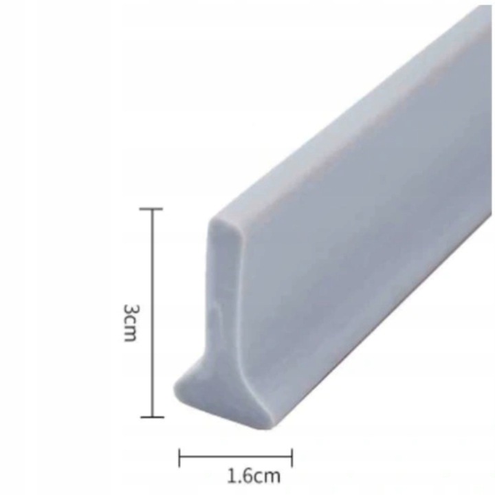 PRÓG PRYSZNICOWY 2 m TAŚMA USZCZELNIAJĄCA BARIERA WODNA TOALETOWA