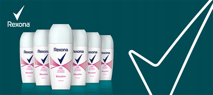 Rexona Biorythm antyperspirant roll-on 6x50ml