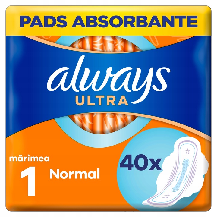 Always Ultra Normal Podpaski ze skrzydełkami 40 szt
