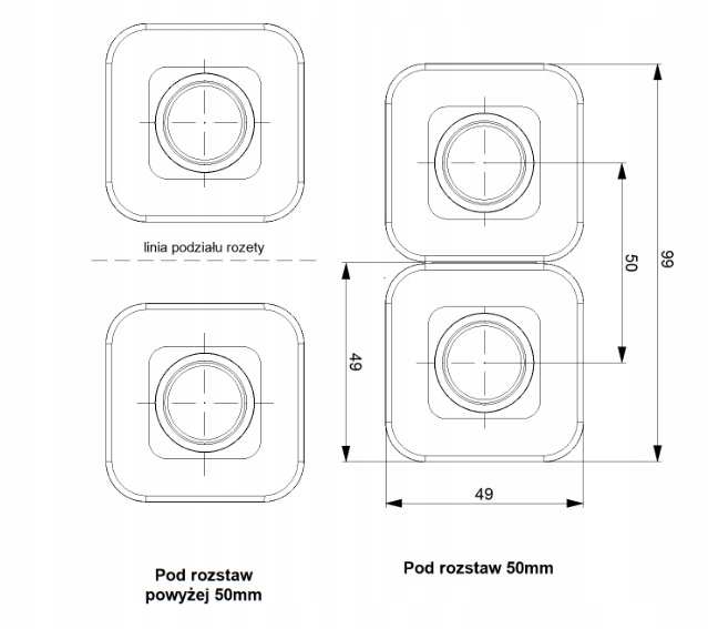 Zawór termostatyczny trójosiowy czarny All in One TULLY