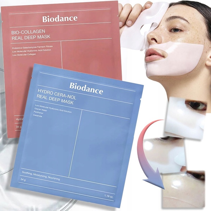 Biodance Bio Collagen Real Deep+Hydro Cera-Nol Real Deep Mask Zestaw
