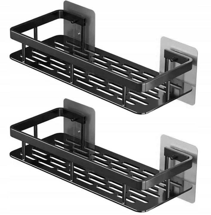 PÓŁKA ŁAZIENKOWA WISZĄCA POD PRYSZNIC SAMOPRZYLEPNA BEZ WIERCENIA LOFT