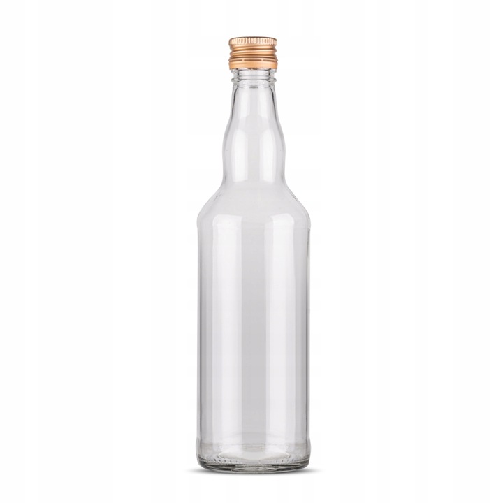 10 szt. - Butelka szklana 500 ml z zakrętką -butelki do bimbru, wódki, soku