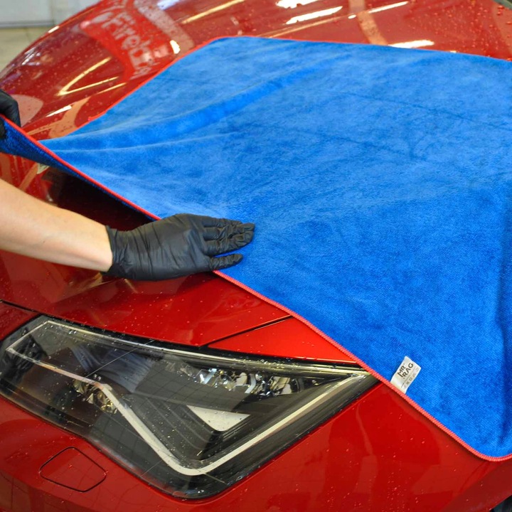 FLUFFY RĘCZNIK Z MIKROFIBRY DO OSUSZANIA AUTA 60 x 90 CM DUŻY GRUBY 450 GSM