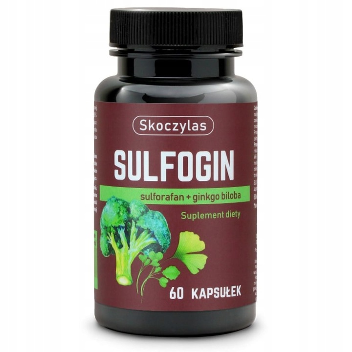 Skoczylas Sulforgan, Ginko Biloba - 60 kapsułek
