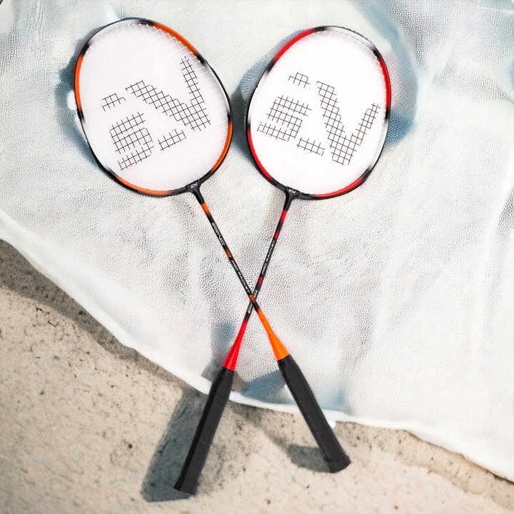 ZESTAW PRO DO BADMINTONA RAKIETKI LOTKA BADMINTON SPORTVIDA