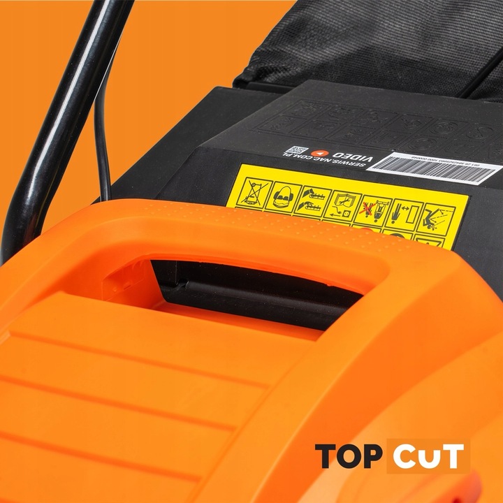 AERATOR WERTYKULATOR DO TRAWY ELEKTRYCZNY 1500W 32CM -12 MM +4 MM KOSZ