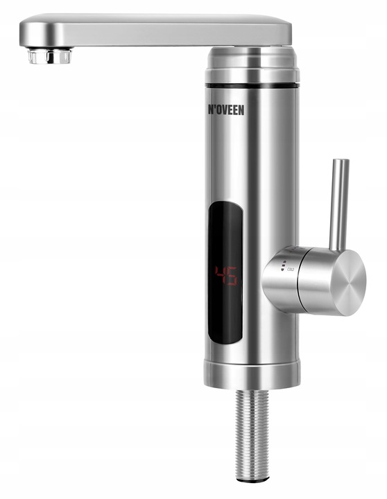 ELEKTRYCZNY PODGRZEWACZ WODY PRZEPŁYWOWY BATERIA KRAN OGRZEWACZ NOVEEN LED