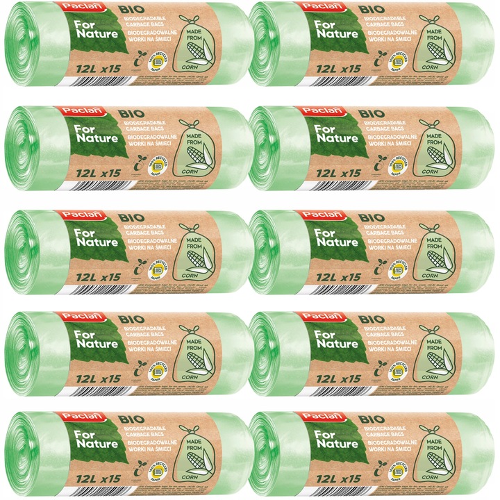WORKI NA SMIECI BIODEGRADOWALNE 12 L - 10 ROLEK