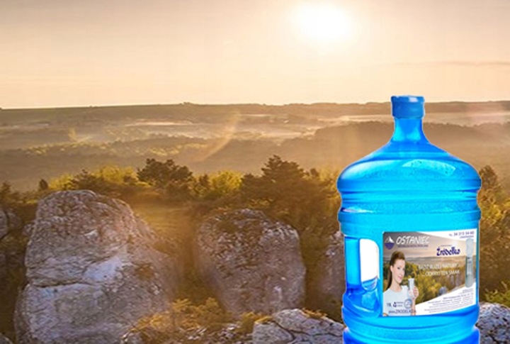 WODA ŹRÓDLANA OSTANIEC Z JURY W BUTLACH 18.6L BEZ UMOWY DOM BIURO