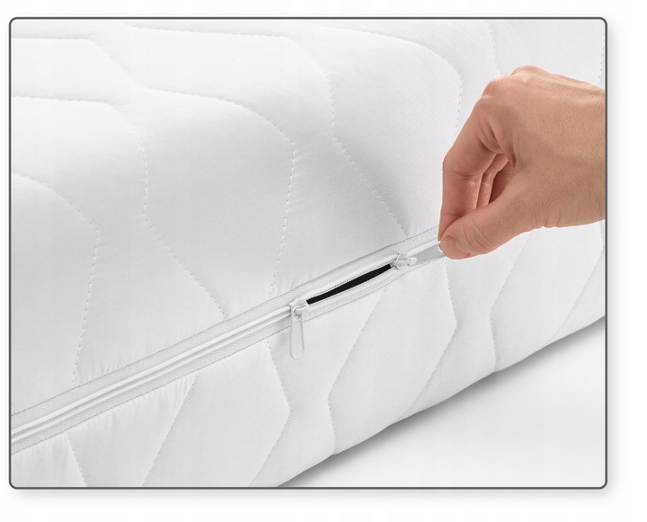 Łóżko tapicerowane 160x80 szuflada + materac LILI