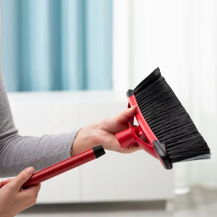 VILEDA Szczotka miotła Uniwersalna 2 w 1 z kijem