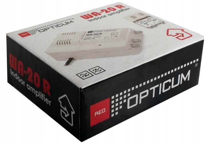 Wzmacniacz Sygnału Telewizyjnego DVB-T UHF VHF do Dekodera Anteny