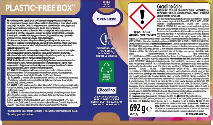 Kapsułki do prania COCCOLINO Care Color 40 szt.