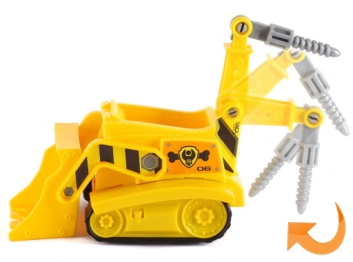 PSI PATROL RUBBLE FIGURKA POJAZD SPYCHACZ BULDOŻER