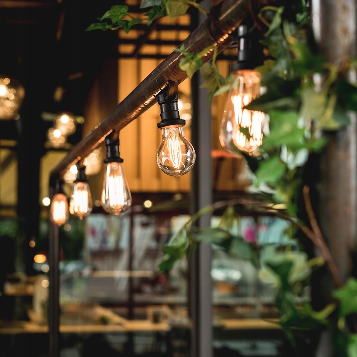 6xŻarówka LED E27 10W Filament 1000lm SMD Ciepła Ozdobna Premium Nie