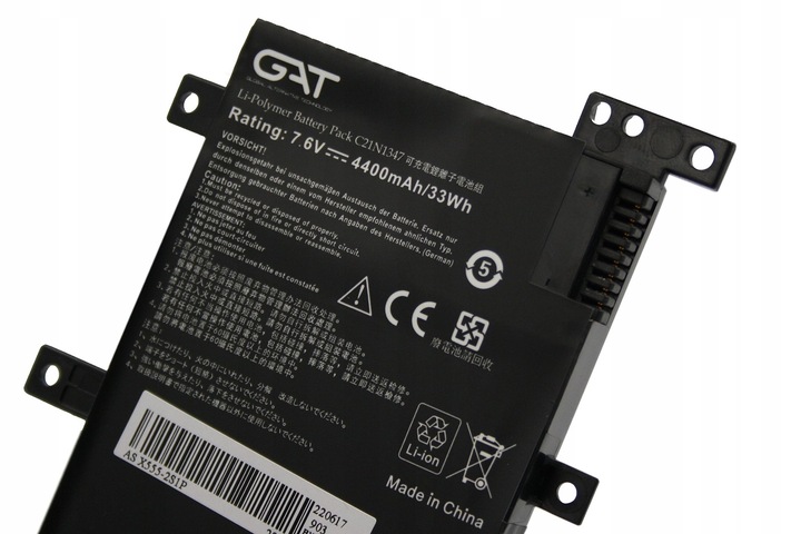 Bateria C21N1347 do Asus A555 F555 A555L F555L K555L R556 R556L K555 X555L