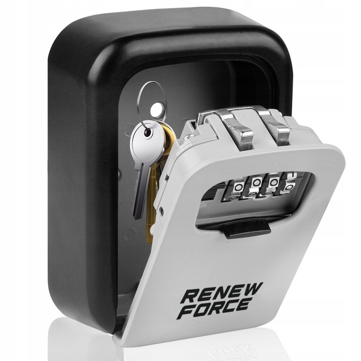 Metalowy Sejf na Klucze Zewnętrzny Skrzynka Szafka Kasetka na Szyfr Kod