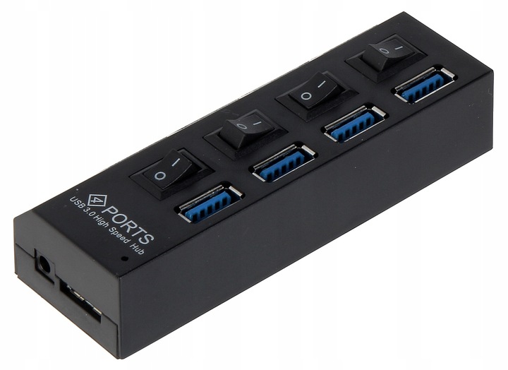 Rozgałęźnik HUB-USB3.0-1/4 na 4 gniazda