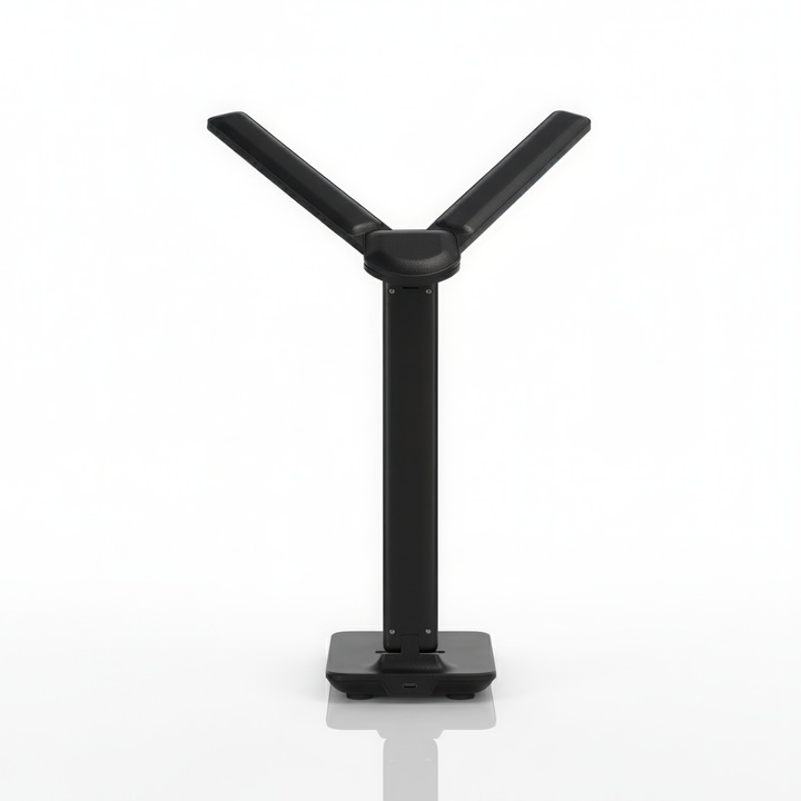 Lampka Biurkowa LED Podwójna Kreślarska Regulowana Dotyk Szkolna Na