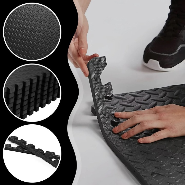 8x MATA POD SIŁOWNIĘ BASEN PUZZLE POD SPRZĘT DO ĆWICZEŃ PIANKA 60x60