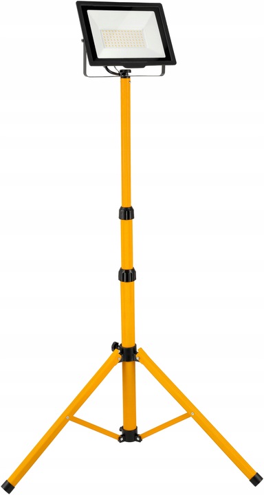Naświetlacz halogen LED 100W + statyw budowlany