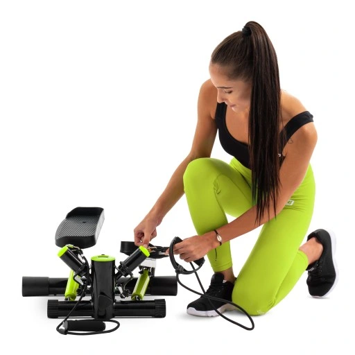 Stepper Skrętny z linkami i licznikiem step steper trening w domu